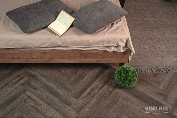 Кварцвиниловая плитка VINILAM PARQUET HERRINGBONE IS11211 Паркет Донателло